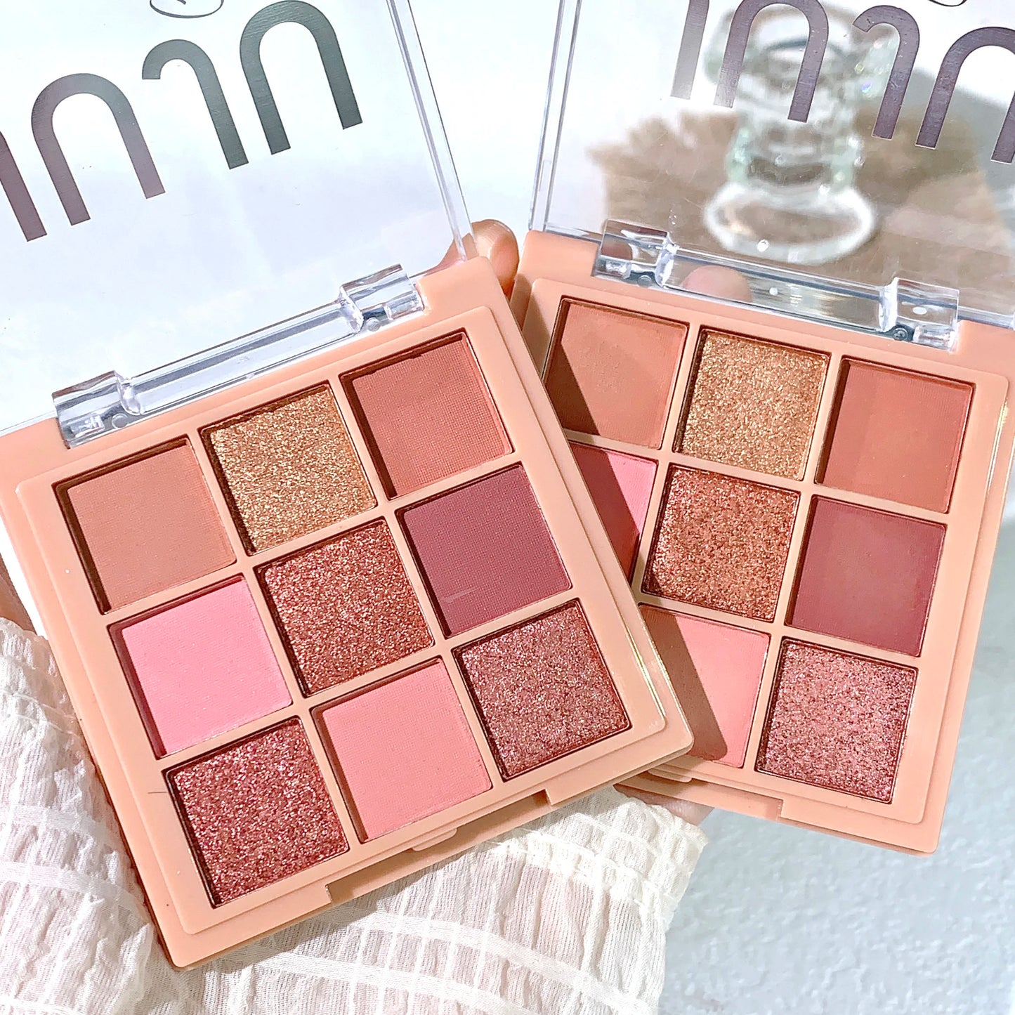 JUJU DREAM Warm Winter Brown Shadow 9 Colors Eyeshadow Matte Pearlescent Brightening Atmosphere Korean Series