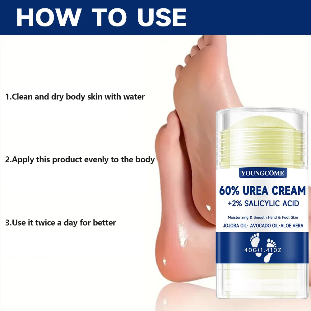 42% Urea Foot Cream + 2% Salicylic Acid Intensive Hydrating Foot And Hand Care Moisturizing Foot Cream And Hand Cream