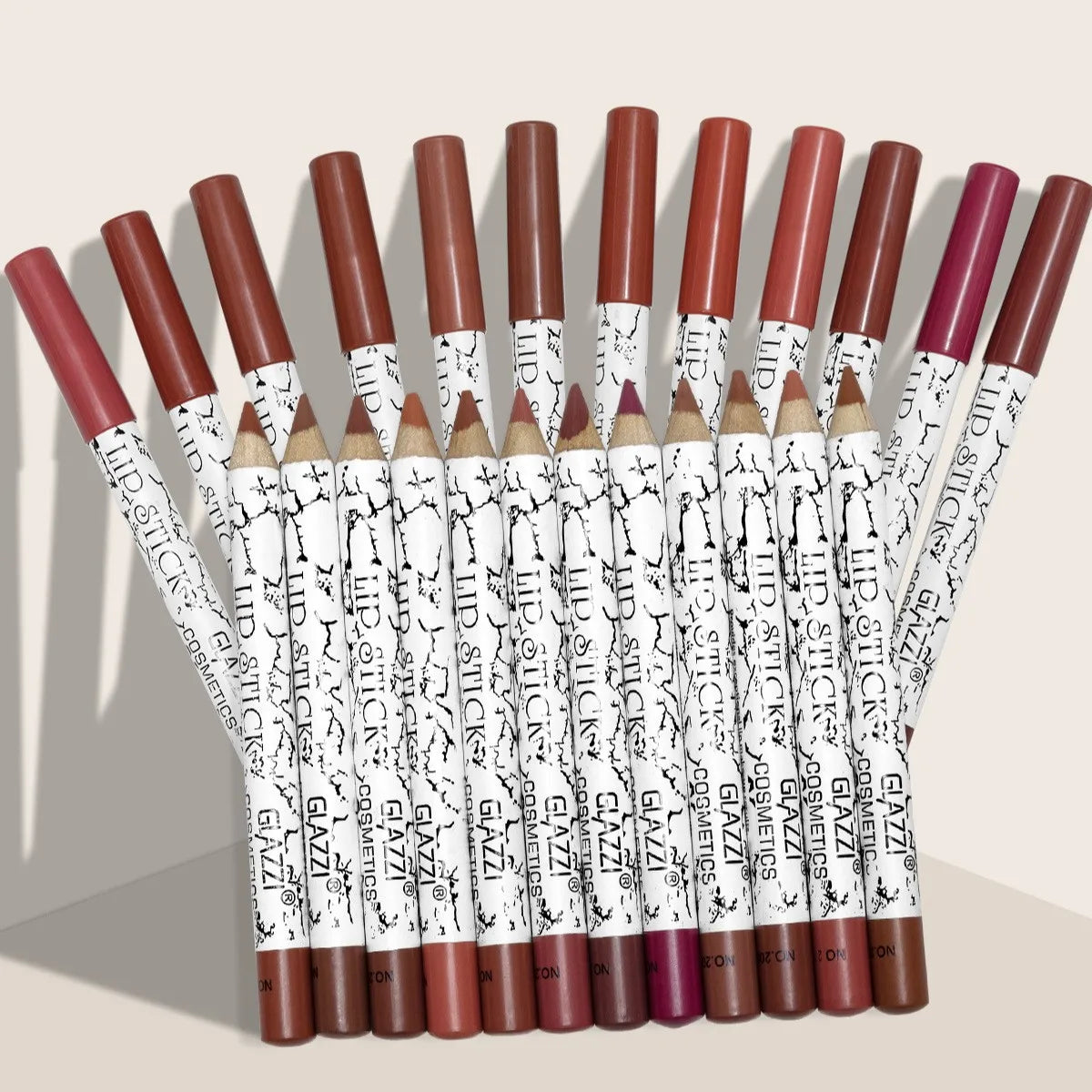 Lip Pencil Set Professional Makeup Full Brown Matte Long Lasting Permanent Lipstick Beauty Woman Makeup Products 2024 New Brand