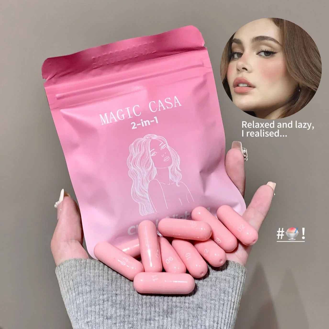 12-Color Pink Lip and Cheek Dual-Use Capsule Lipstick Set Long-Lasting, Color-Retaining, Waterproof  makeup