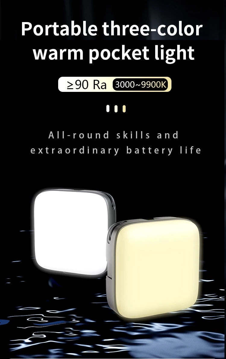 Selfie Light LED Video Camera Light Portable Clip on Light Panel for Camera Phone 3000-9900k For Makeup Video Fill Lights