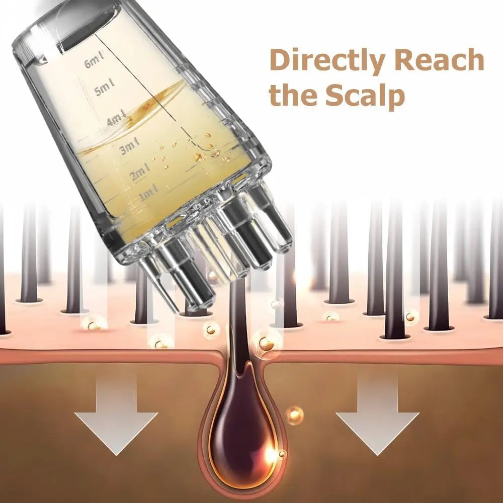 Hair Oil Applicator – Scalp Massage Comb for Hair Care and Relaxation
