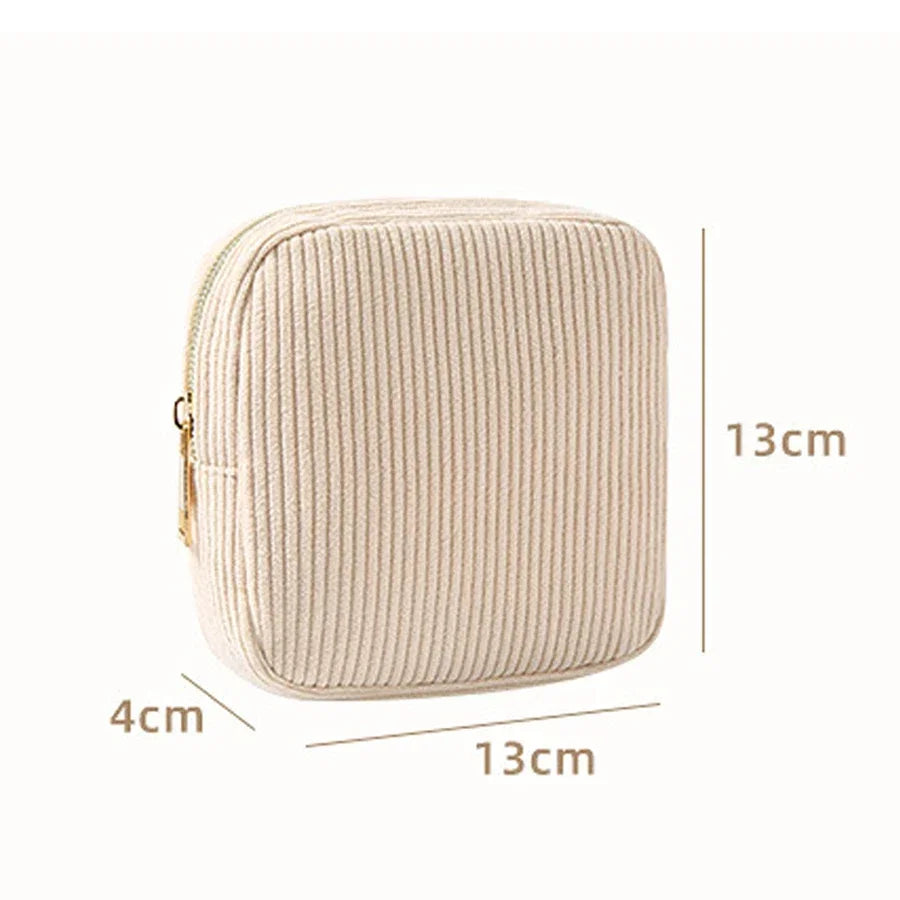 Fashion Makeup Lipstick Sanitary Napkins Case Mini Cosmetic Storage Pouch Women Ins Travel Organizer Bags Small Pouch 2025