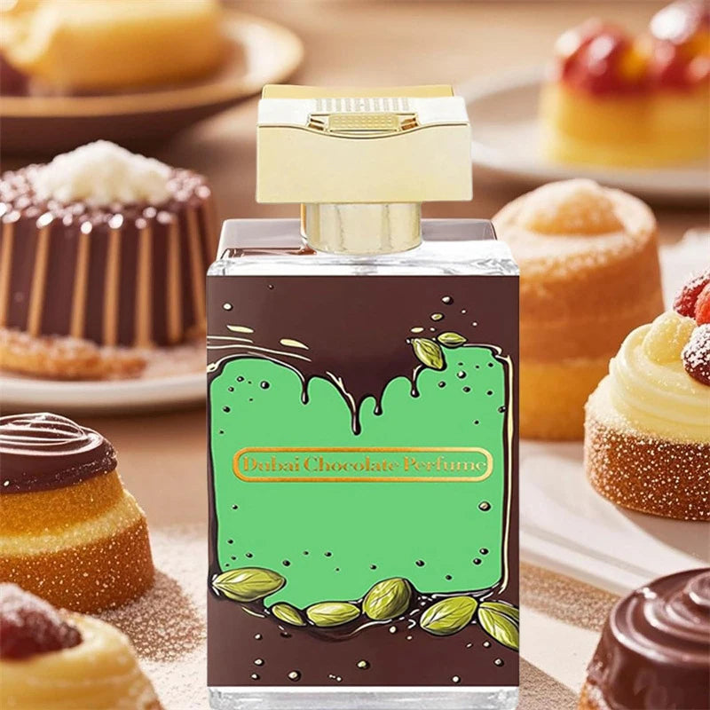 Vanilla Gourmet Perfume Pistachio Cocoa Beans Long-lasting Fragrance Dubai Brand Light Perfume Unisex Fresh Chocolate Fragrance