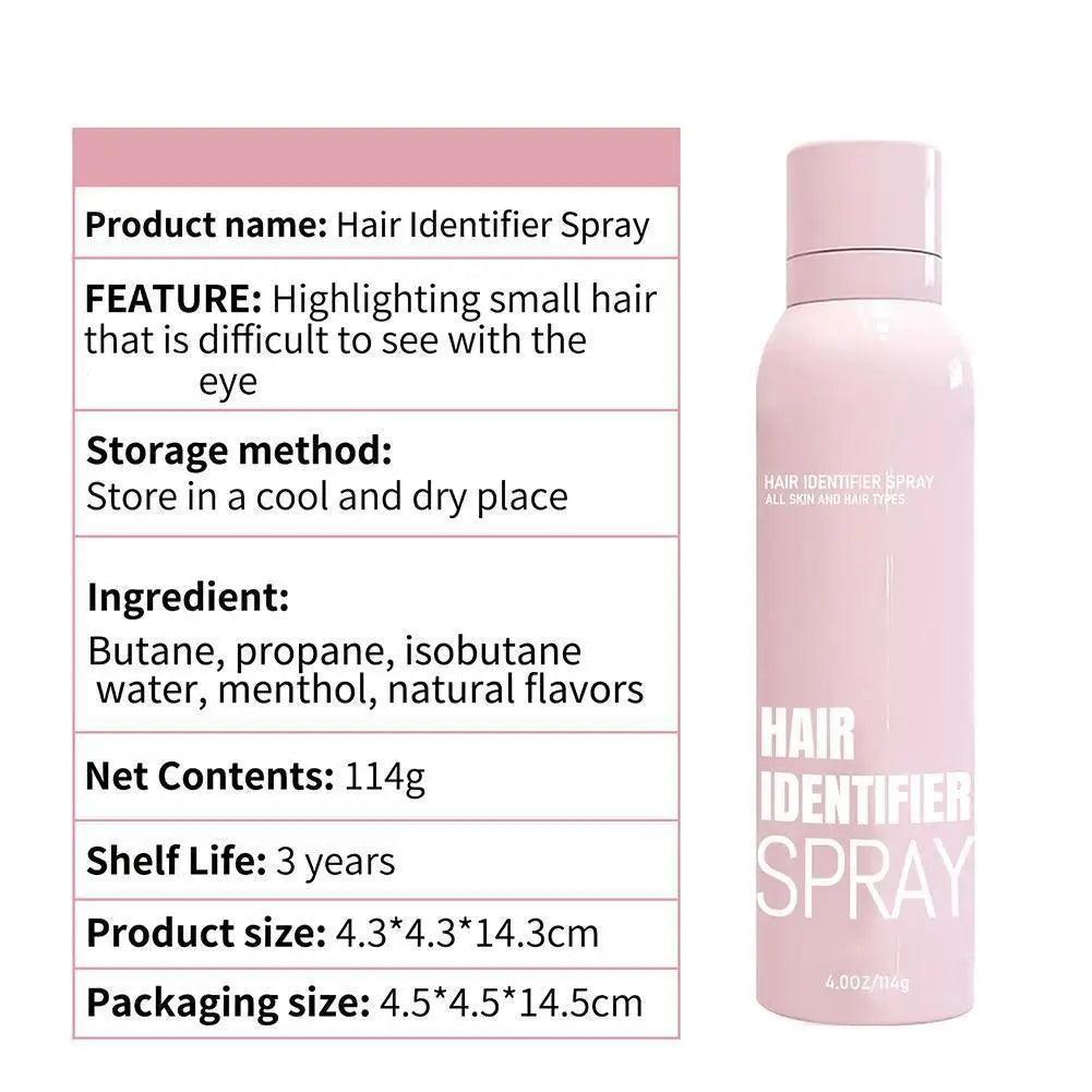 Hair Identifier Spray For Face Shaving,Skin Body Dermaplaning Spray With Razors,Moisturizing And Skin Care Set Hair Removal Kit