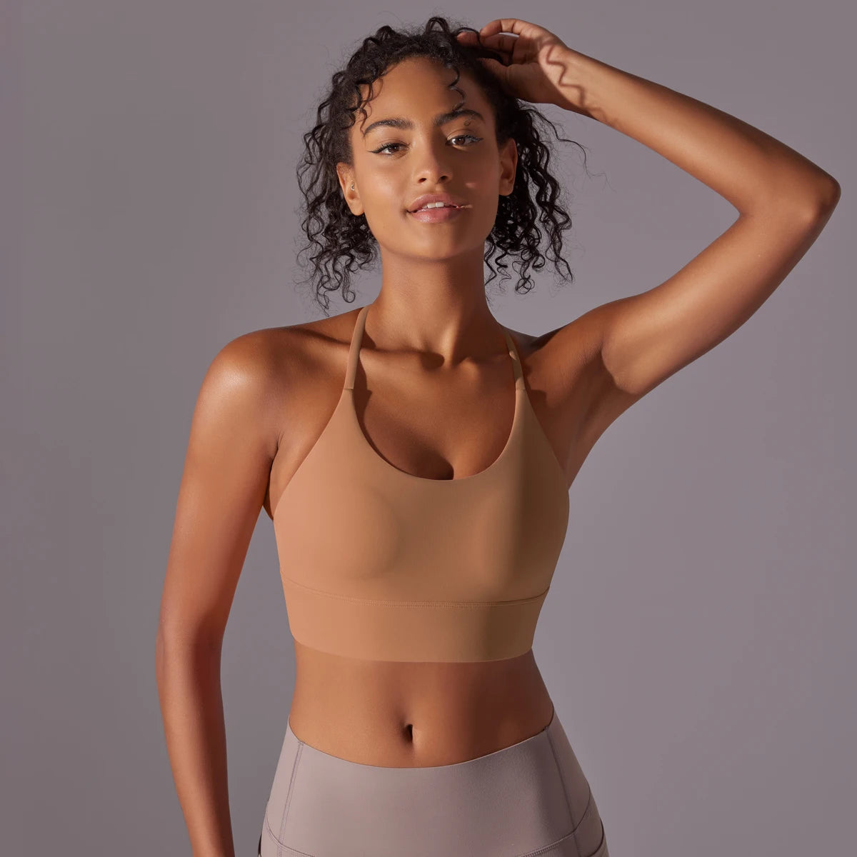 Sport Bra Soft Backless Sexy Women Fitness Bra Tights Yoga Vest High Strength Shockproof Gym Sports Top Push Up With Chest Pad