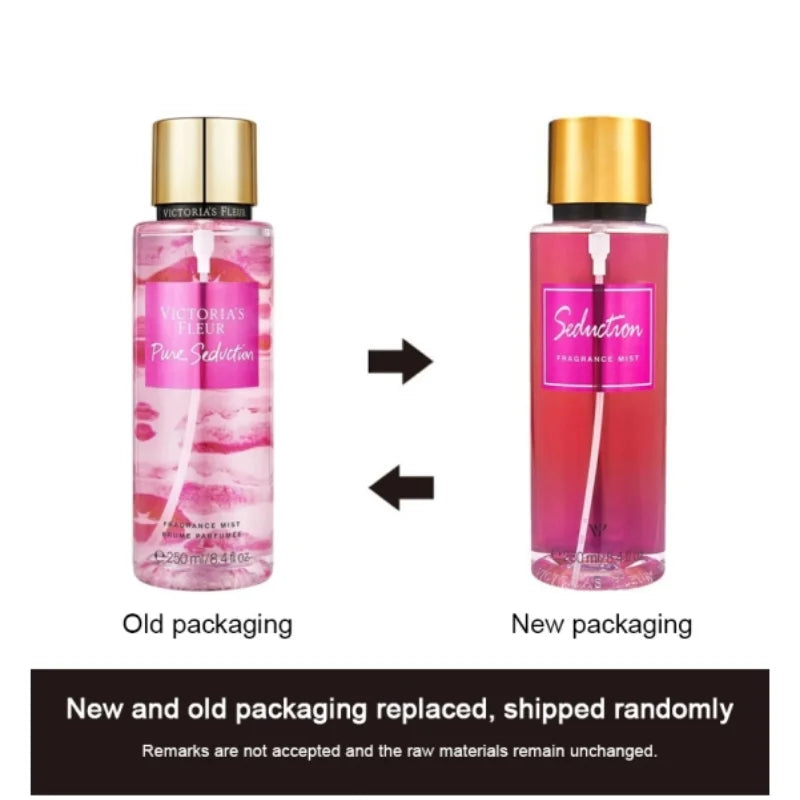Women's Secret Vanilla Perfume 250ml Lasting Fresh Mist Scent Deodorant Spray Natural Air Fruity Floral Crushed Plant Fragrance
