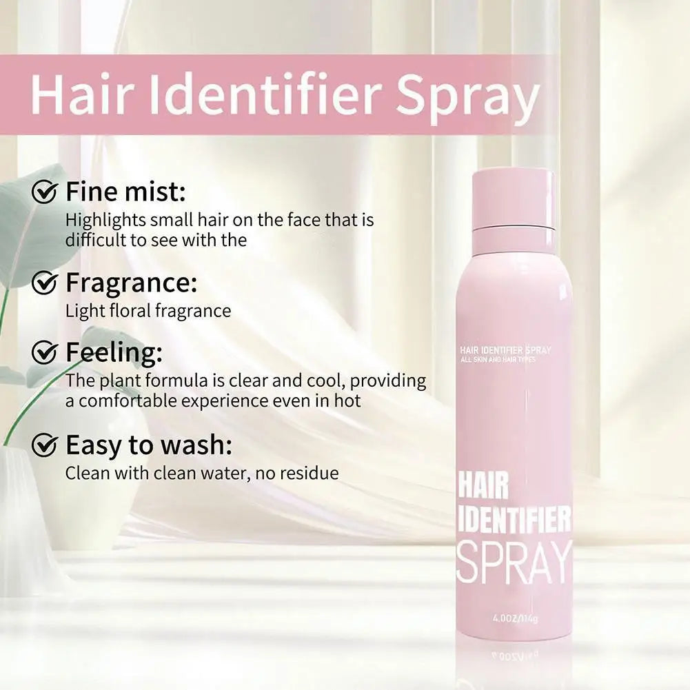 Hair Identifier Spray For Face Shaving,Skin Body Dermaplaning Spray With Razors,Moisturizing And Skin Care Set Hair Removal Kit
