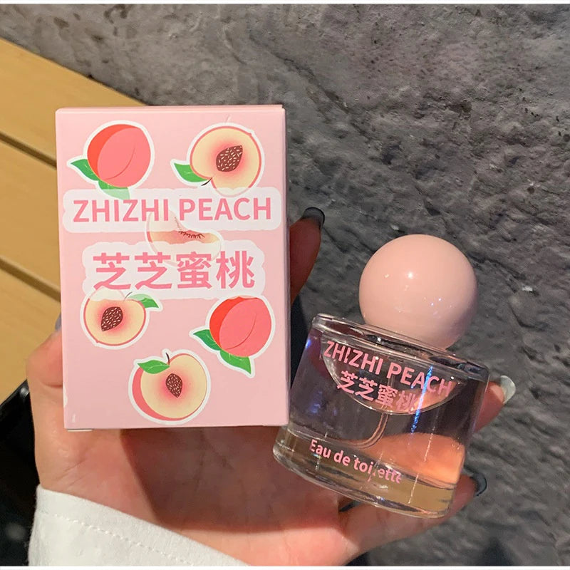 Sweet Fruity Women Perfume Fresh Peach And Citrus Lemon Fragrance Orange Blossom And Lily Charming Lucky Eau De Toilette Spray