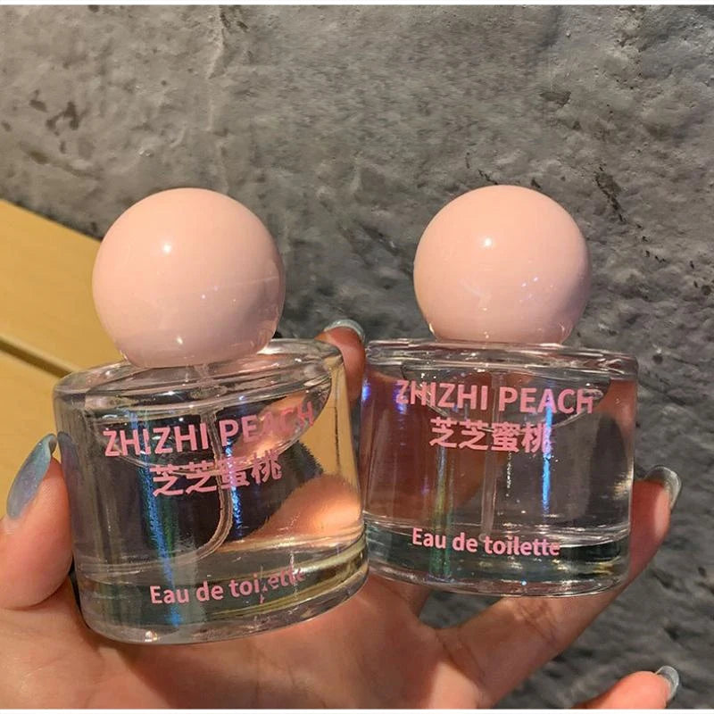 Sweet Fruity Women Perfume Fresh Peach And Citrus Lemon Fragrance Orange Blossom And Lily Charming Lucky Eau De Toilette Spray