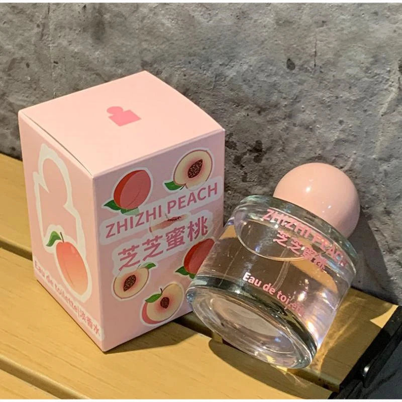 Sweet Fruity Women Perfume Fresh Peach And Citrus Lemon Fragrance Orange Blossom And Lily Charming Lucky Eau De Toilette Spray