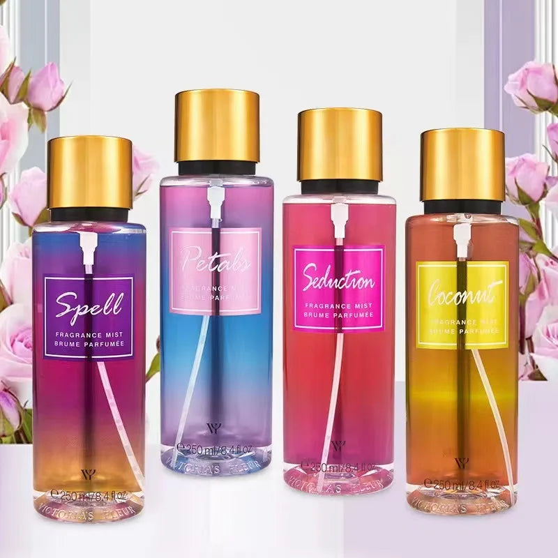Women's Secret Vanilla Perfume 250ml Lasting Fresh Mist Scent Deodorant Spray Natural Air Fruity Floral Crushed Plant Fragrance