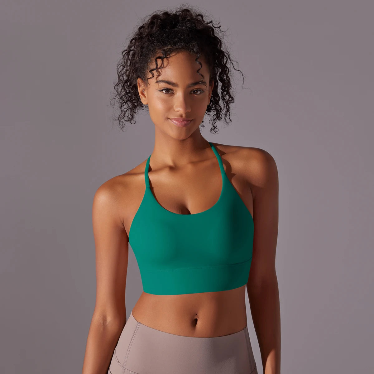 Sport Bra Soft Backless Sexy Women Fitness Bra Tights Yoga Vest High Strength Shockproof Gym Sports Top Push Up With Chest Pad