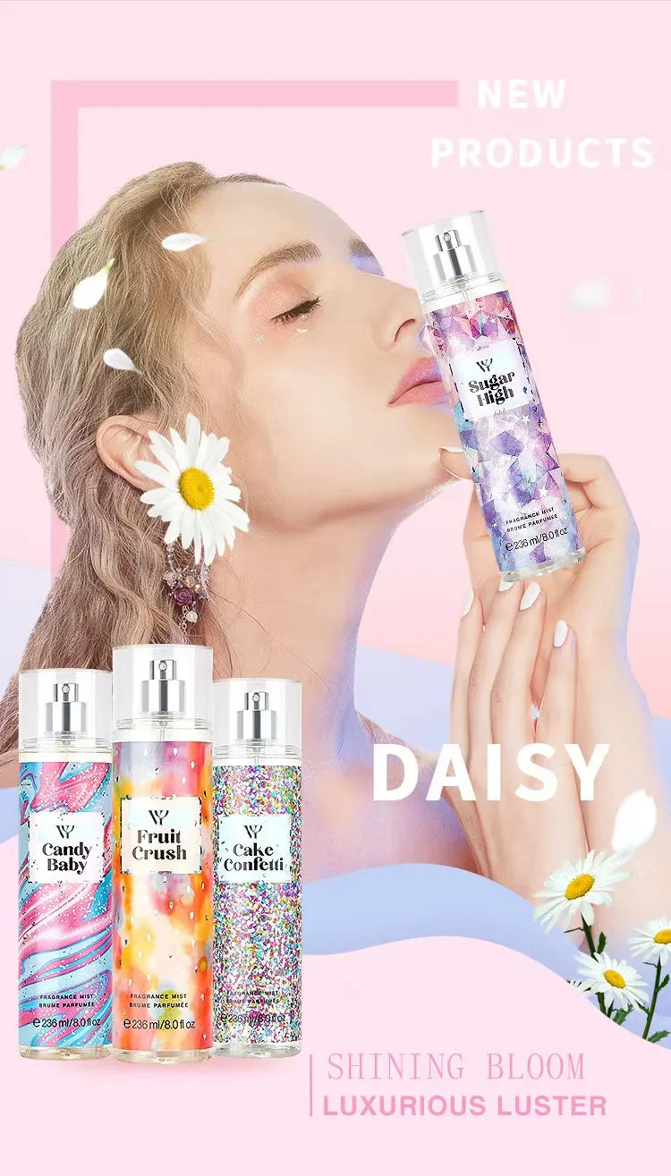 Women's Secret Vanilla Perfume 250ml Lasting Fresh Mist Scent Deodorant Spray Natural Air Fruity Floral Crushed Plant Fragrance