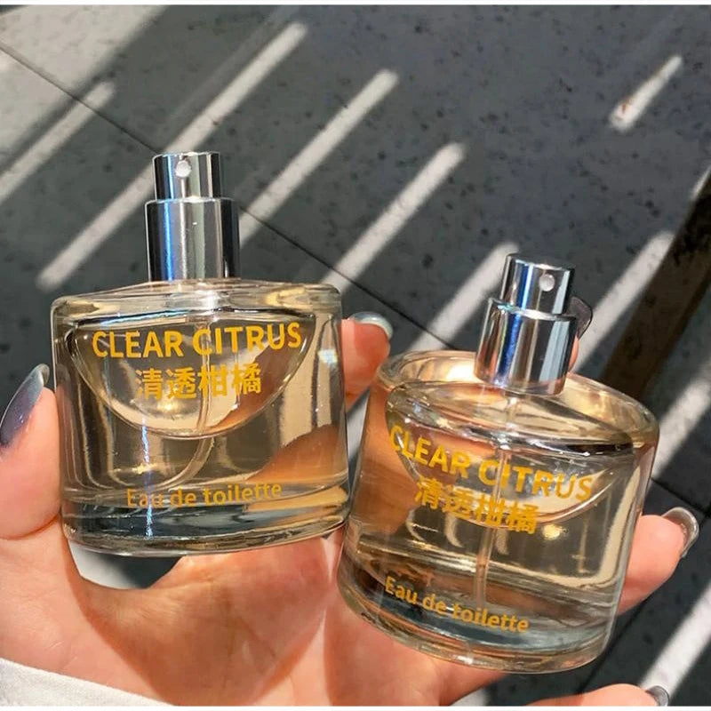 Sweet Fruity Women Perfume Fresh Peach And Citrus Lemon Fragrance Orange Blossom And Lily Charming Lucky Eau De Toilette Spray