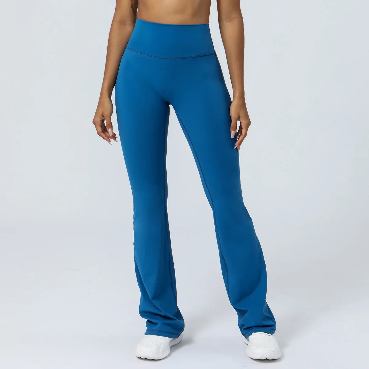 Flared Pant Yoga Pants Naked High Waisted Cinching Hip Lifting Sports Leggings Running Fitness Elastic Bell Bottom Pants Women