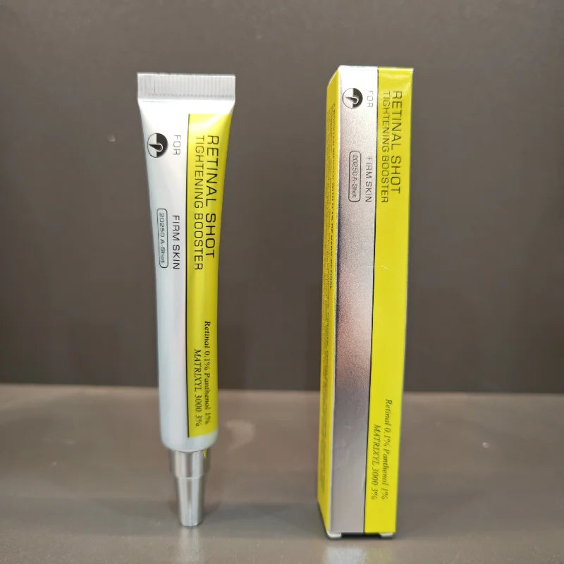 Retinol Panthenol 1% Eye Cream & Essence Set, Vitamin C Moisturizing Firming Eye Care, For Dark Circles Fine Lines Daily Use