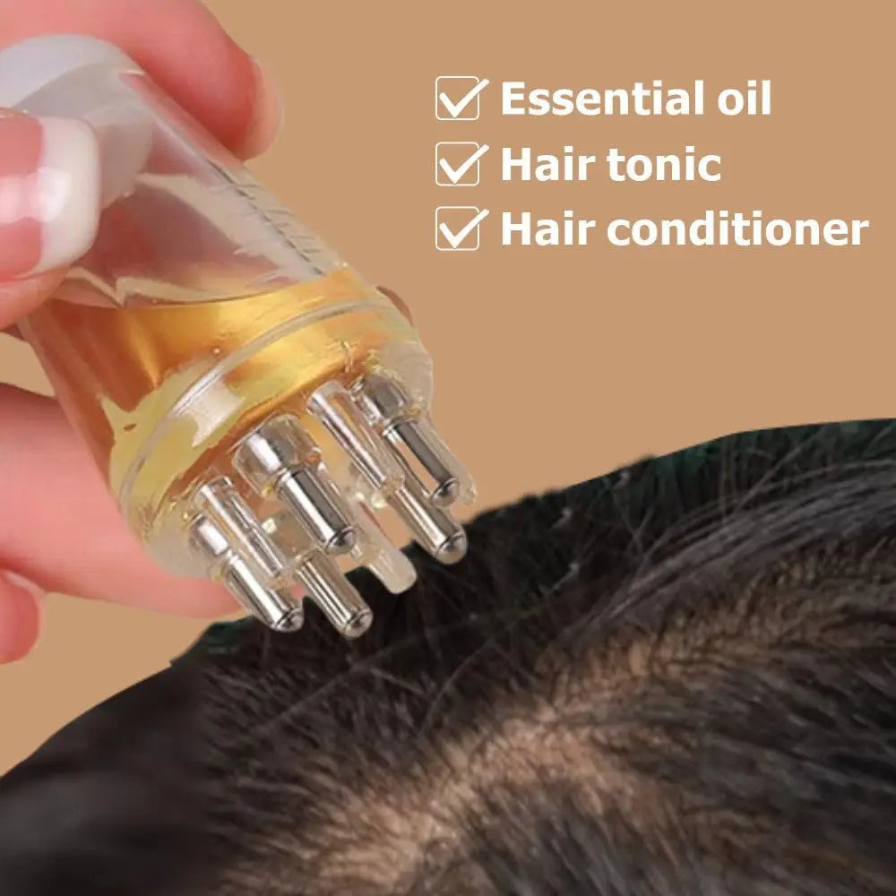Hair Oil Applicator – Scalp Massage Comb for Hair Care and Relaxation
