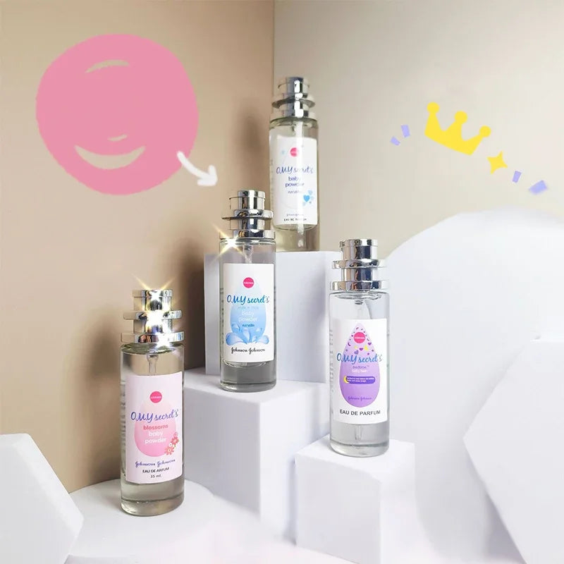 Baby Powder Milky Scent Perfume Spray,Mild Dairy Aroma Women Eau De Toilette,Clean Fresh Secret Light Floral Fragrance Deodorant
