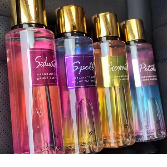 Women's Secret Vanilla Perfume 250ml Lasting Fresh Mist Scent Deodorant Spray Natural Air Fruity Floral Crushed Plant Fragrance