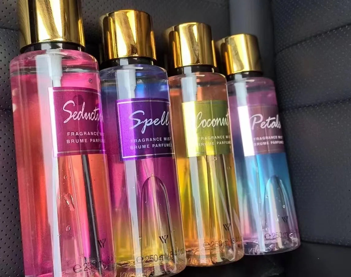 Women's Secret Vanilla Perfume 250ml Lasting Fresh Mist Scent Deodorant Spray Natural Air Fruity Floral Crushed Plant Fragrance