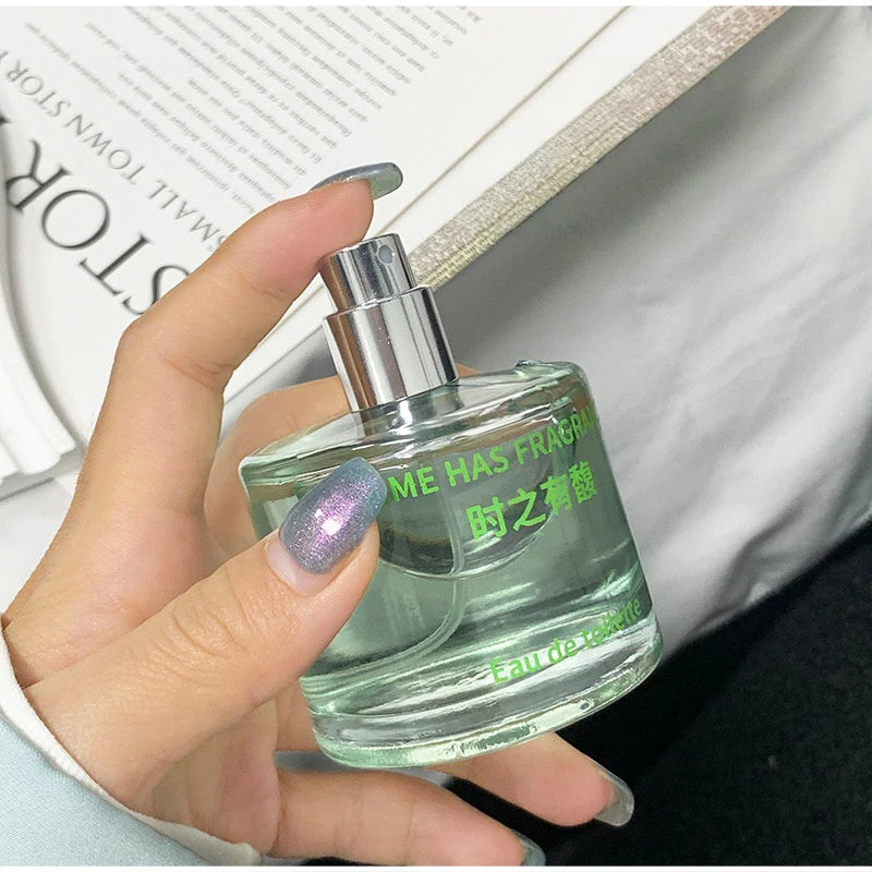 Sweet Fruity Women Perfume Fresh Peach And Citrus Lemon Fragrance Orange Blossom And Lily Charming Lucky Eau De Toilette Spray