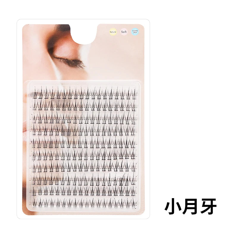 DIY Lashes 10 rows Cluster Eyelashes Fake Eyelashes Manga Eye Cluster Eyelashes at home Long Thick Makeup Wholesale Extension