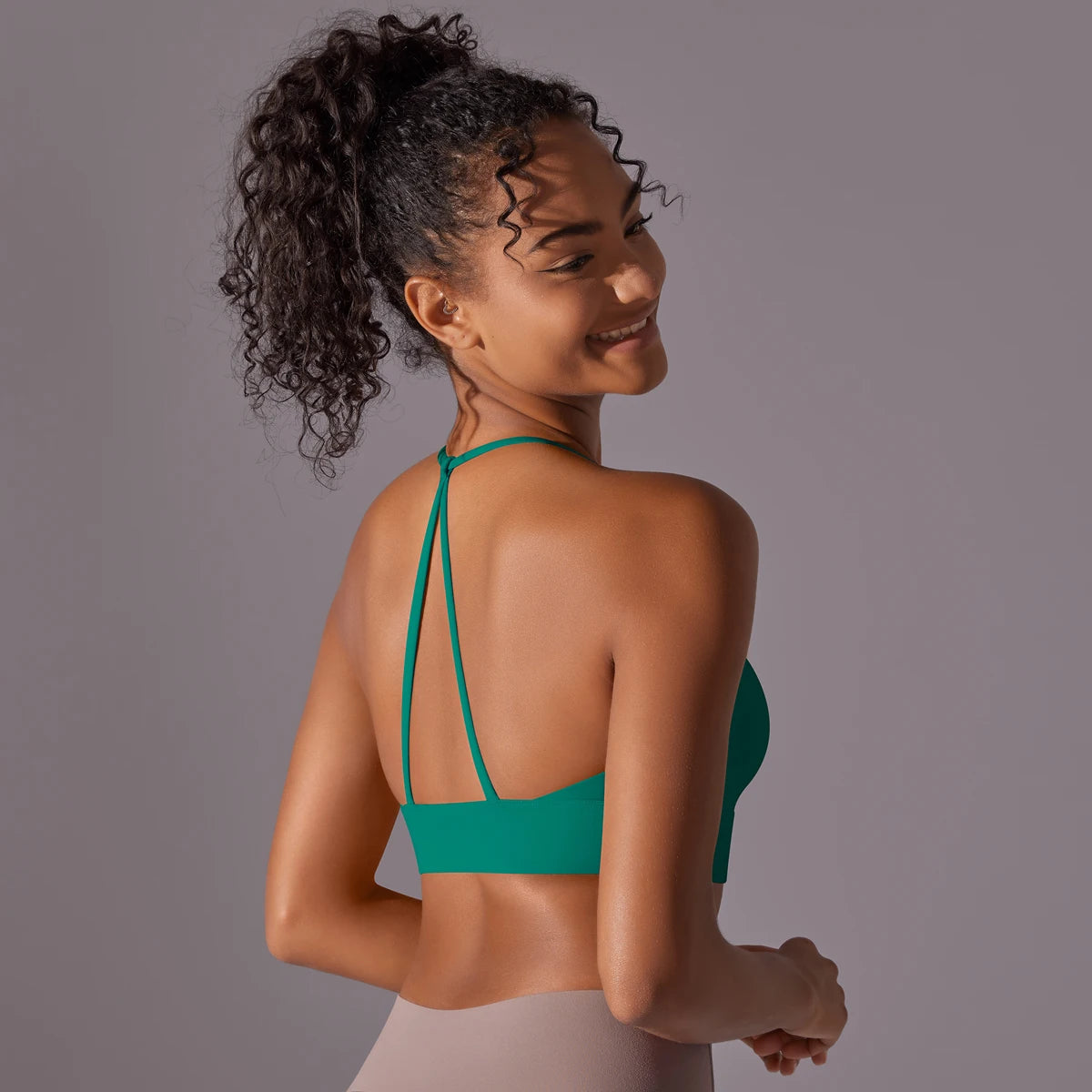 Sport Bra Soft Backless Sexy Women Fitness Bra Tights Yoga Vest High Strength Shockproof Gym Sports Top Push Up With Chest Pad