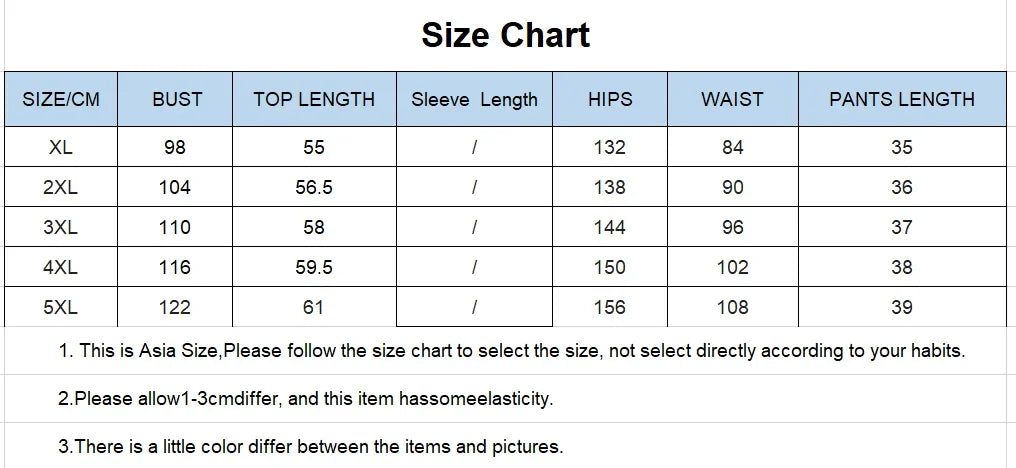 Plus-Size XL-5XL Women Pajama Set Nightgowns Cami Shorts Nightclothes  Sleeveless Nightwear Red Love Print Soft Sleepwear Summer
