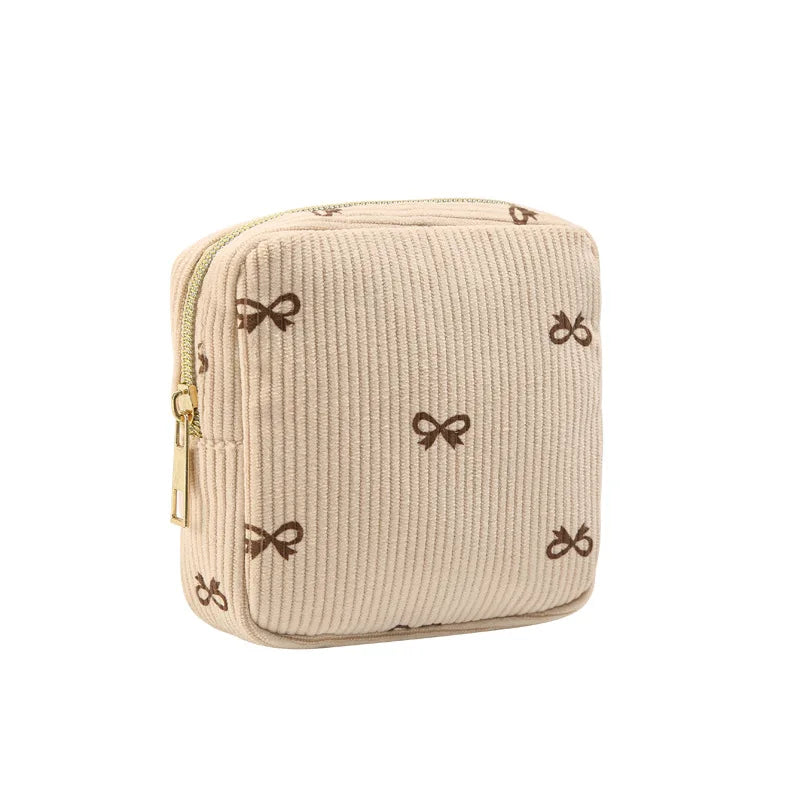 Fashion Makeup Lipstick Sanitary Napkins Case Mini Cosmetic Storage Pouch Women Ins Travel Organizer Bags Small Pouch 2025