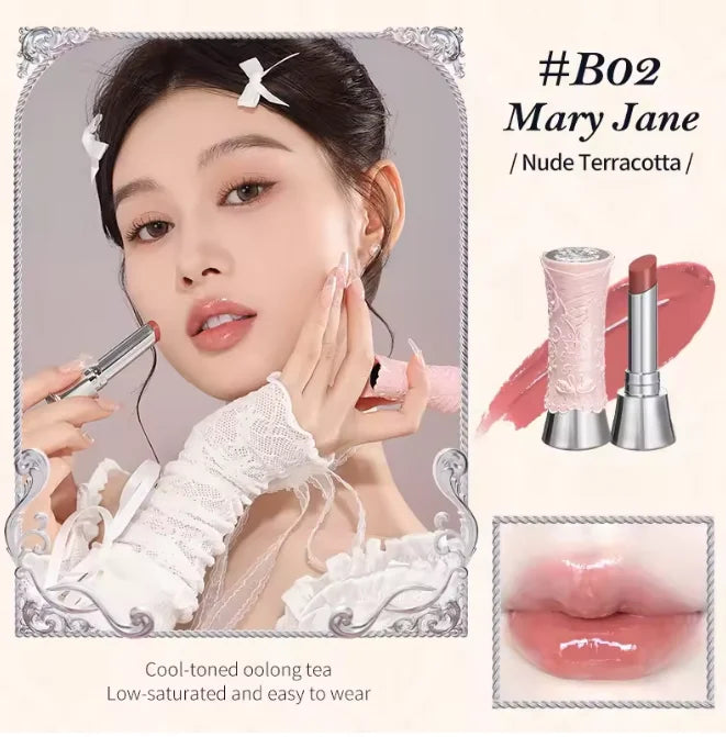 Flower Knows Makeup Set Eye Shadow Lipstick Swan Liquid Eyeshadow Hand Mirrors Hairpin Brush Gift Box For Girlfriend