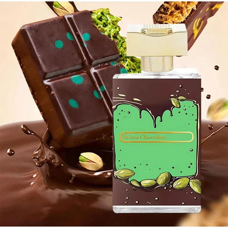 Vanilla Gourmet Perfume Pistachio Cocoa Beans Long-lasting Fragrance Dubai Brand Light Perfume Unisex Fresh Chocolate Fragrance