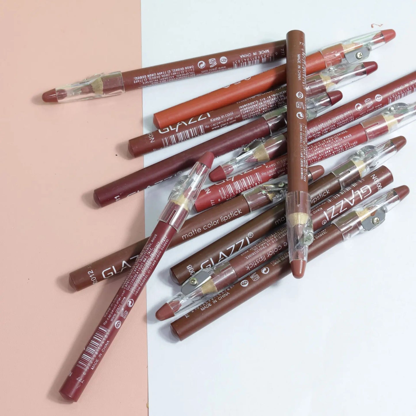 Lip Pencil Set Professional Makeup Full Brown Matte Long Lasting Permanent Lipstick Beauty Woman Makeup Products 2024 New Brand