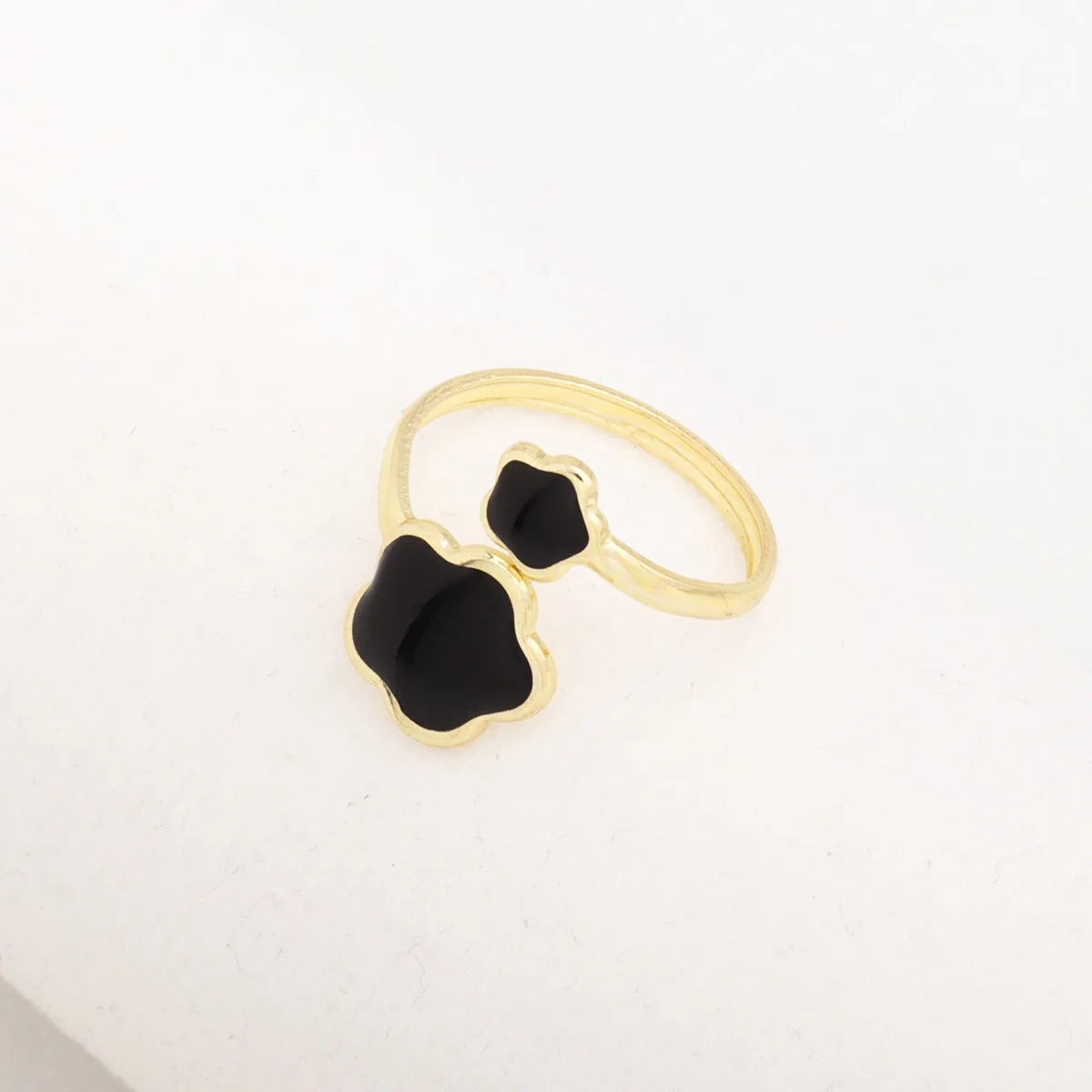 5Pcs Lucky Five-petal Flower Clover Earrings Necklace Ring Bracelet Five-piece for Woman Fashionable Accessories Party Jewelry
