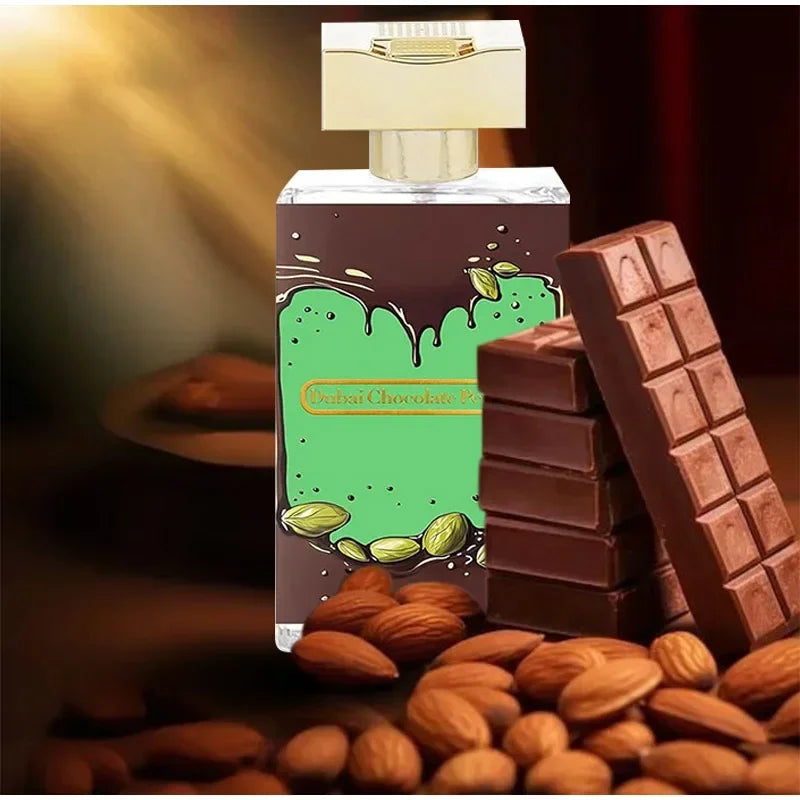 Vanilla Gourmet Perfume Pistachio Cocoa Beans Long-lasting Fragrance Dubai Brand Light Perfume Unisex Fresh Chocolate Fragrance
