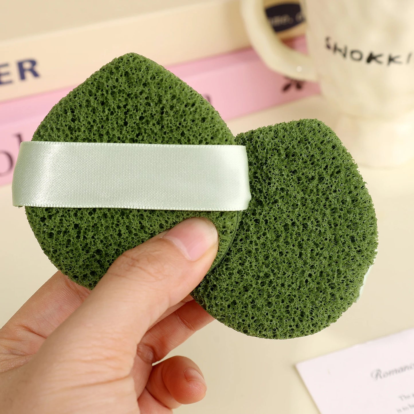1-3pcs Exfoliating Face Wash Cleansing Sponge Blackhead Removal Makeup Remover Foam Puff Tool Deep Clean Pore Cleaner Skincare