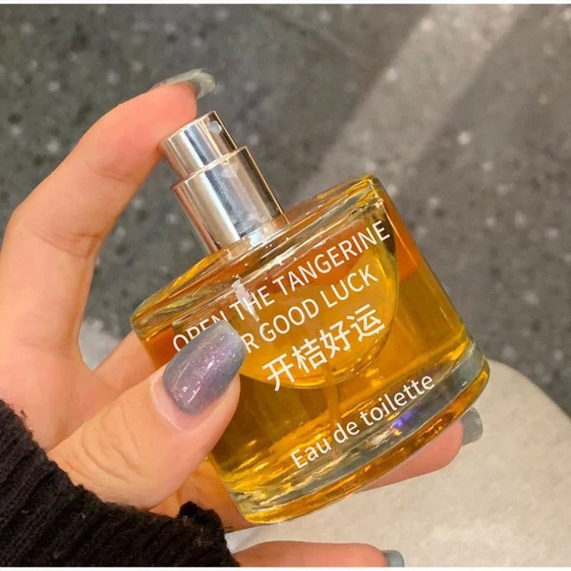 Sweet Fruity Women Perfume Fresh Peach And Citrus Lemon Fragrance Orange Blossom And Lily Charming Lucky Eau De Toilette Spray