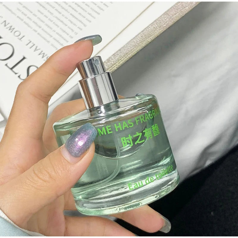 Sweet Fruity Women Perfume Fresh Peach And Citrus Lemon Fragrance Orange Blossom And Lily Charming Lucky Eau De Toilette Spray