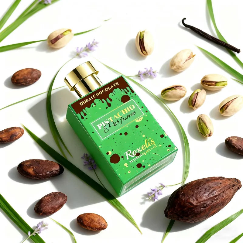 Vanilla Gourmet Perfume Pistachio Cocoa Beans Long-lasting Fragrance Dubai Brand Light Perfume Unisex Fresh Chocolate Fragrance