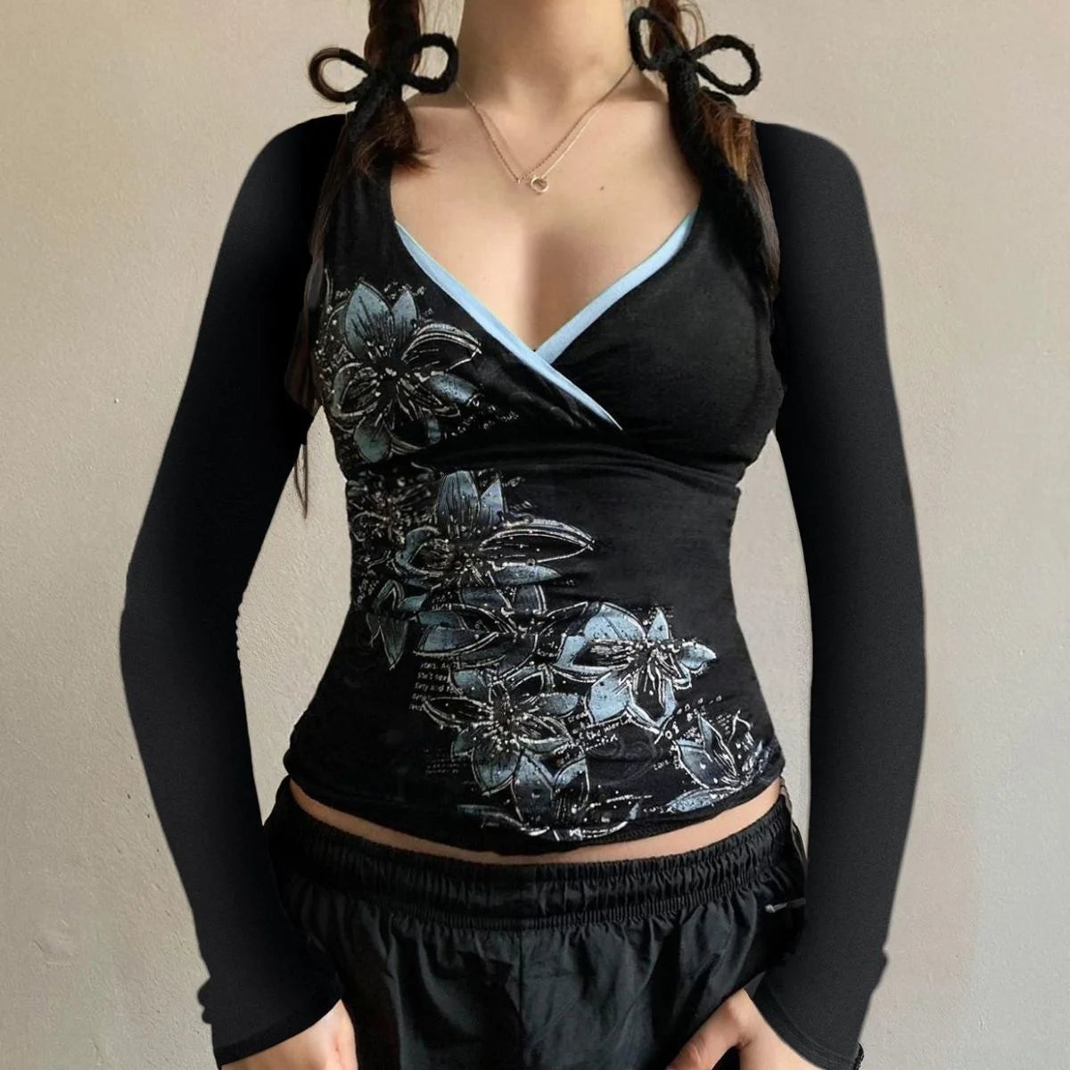 Summer Shibuya Hot Girl Black Sexy Strap Top Female 2000s Y2K Harajuku Gothic Retro Backless Top Street Style