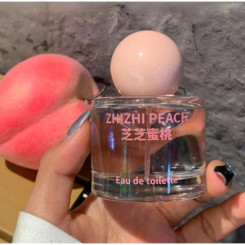 Sweet Fruity Women Perfume Fresh Peach And Citrus Lemon Fragrance Orange Blossom And Lily Charming Lucky Eau De Toilette Spray