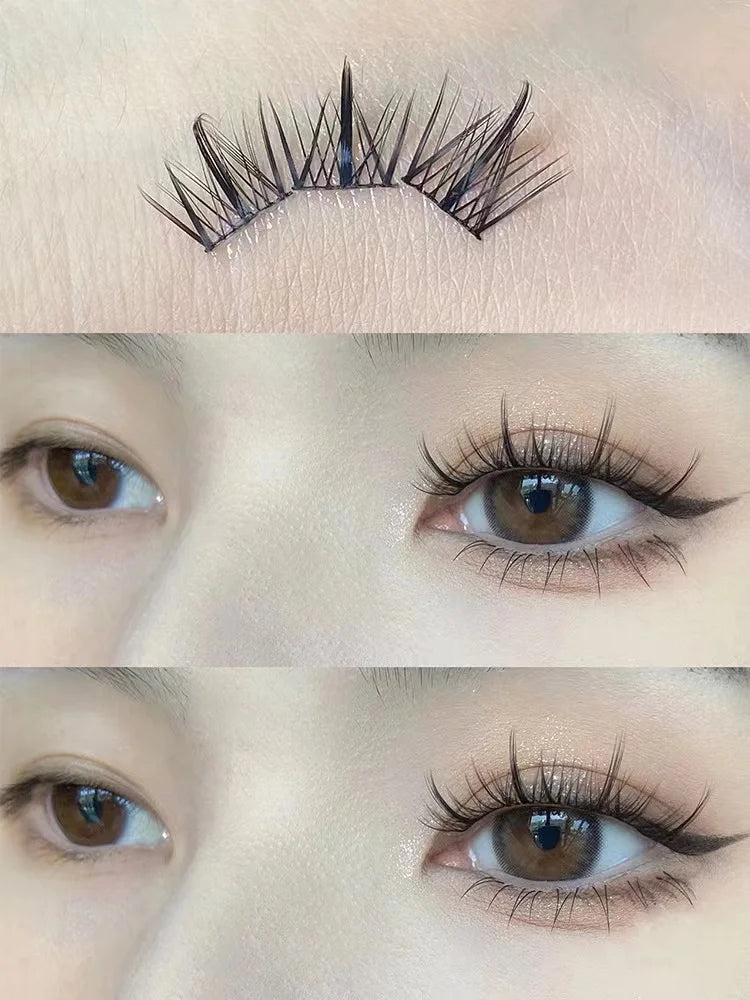 DIY Lashes 10 rows Cluster Eyelashes Fake Eyelashes Manga Eye Cluster Eyelashes at home Long Thick Makeup Wholesale Extension