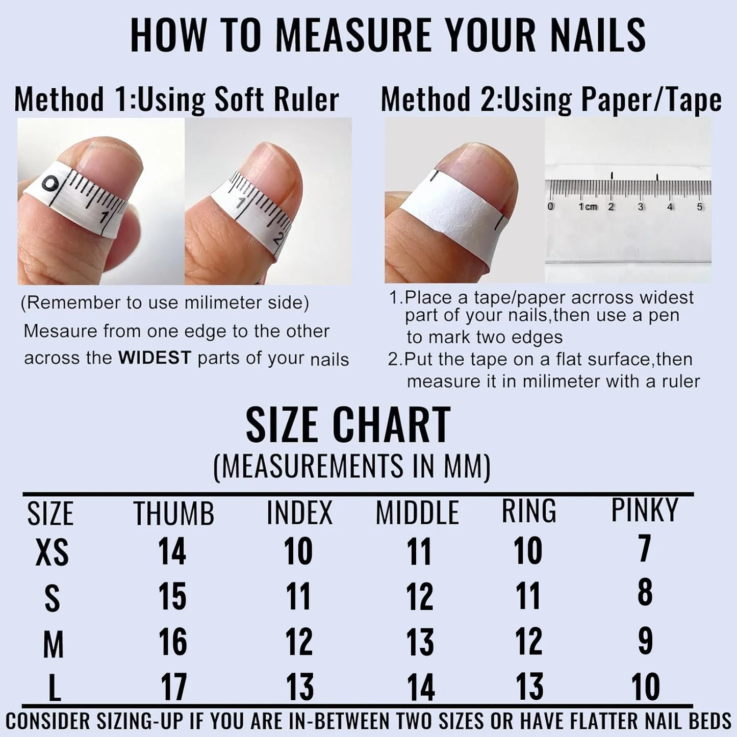 Handmade Press on Nails with Cute Bear Paw Design Light Blue Fake Nails Full Cover Wearable Sweet Korean Almond False Nail Tips