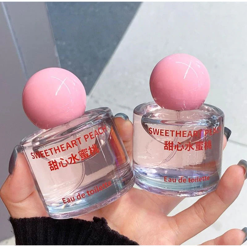 Sweet Fruity Women Perfume Fresh Peach And Citrus Lemon Fragrance Orange Blossom And Lily Charming Lucky Eau De Toilette Spray