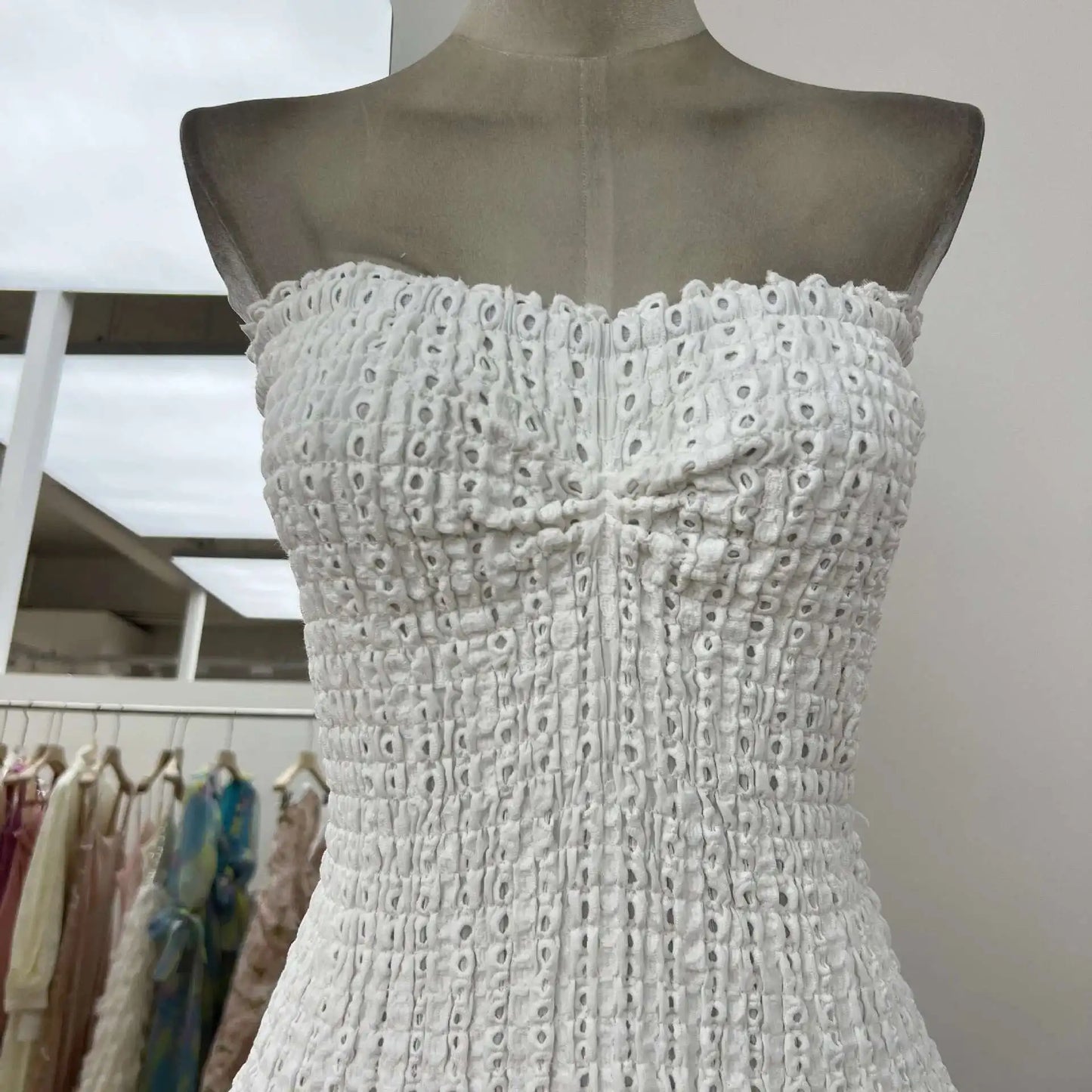 Luxury Embroidery Print Short Dresses Women 2025 Summer Holiday Stretchy Corset Bustier Ruffle Cake Dress Elegant Party Vestidos