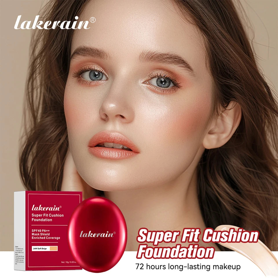 SPF40 Sunscreen Cushion Foundation All Skin Colors Brightening Contouring Foundation Cream Long-lasting Makeup Base Concealer
