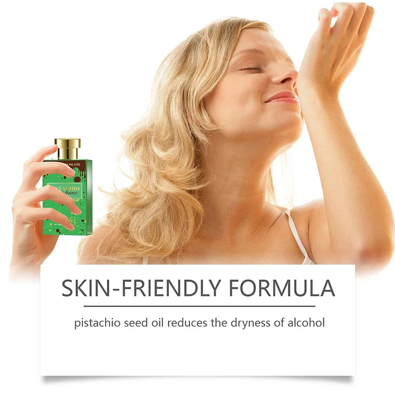 Vanilla Gourmet Perfume Pistachio Cocoa Beans Long-lasting Fragrance Dubai Brand Light Perfume Unisex Fresh Chocolate Fragrance